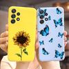 For Samsung Galaxy A23 Case SM-A235F Beautiful Girls Flowers Soft Silicone Case For Samsung A23 A 23 Back Cover GalaxyA23 Fundas