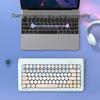 Fude K8880T Wireless Bluetooth Tri-Mode Mini Keyboard
