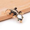 Crystalline Lizard Brooches Adorable Fashionable Stylish Animal Pins Summer For Women Shining Jewelry Kids Accessories Good Present GiftCute Jewelry