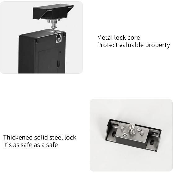 Cabinet Lock APP IC Card Unlock Electronic Cabinet Lock Keyless Anti theft Lock for Drawer Cabinet Wardrobe