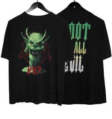 Slayer 1995 The Root Of All Evil Shirt Vtg Metal Band Cover Tee 2-seitig S-5XL Unisex T-Shirt