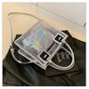 New Fashionable One-shoulder Crossbody Small Square Bag, Summer Transparent Women's Bag, Child and Mother Bag