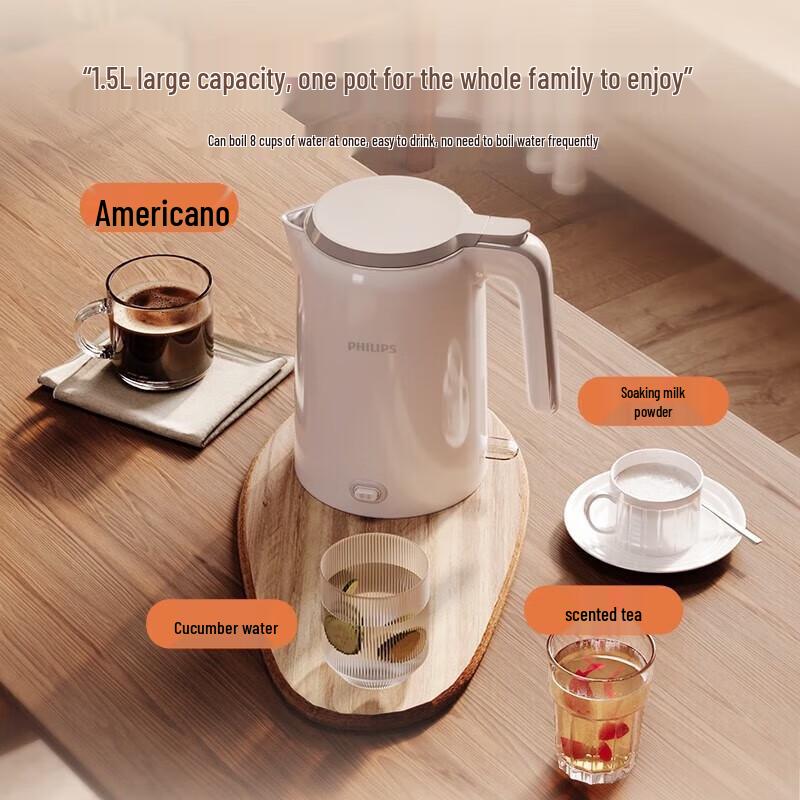 Philips HD9366/20 1.5L Electric Kettle CN plug (adapter included)