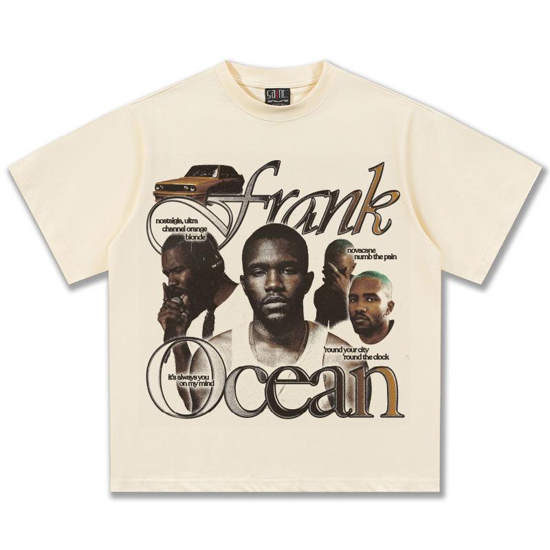

Frank Ocean Graphic TShirt Unisex Women Oversized RB Singer Casual Cotton Short Sleeve Modern Streetwear Fashion Top 4XL