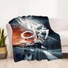 Ronaldo's Powerful Football Legend Cr7 Blanket Comfortable Perfect for Chair Sofa Office Four Seasons Multipurpose Digital Print