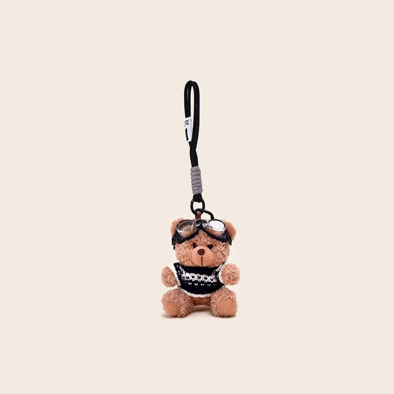 And Cozy Cute Teddy Bear Plush Keychain With Diverse Sweater Colors Perfect For Gifts