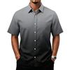 Men's Casual Short Sleeve Button Down Shirt with Chest Pocket Lightweight Breathable Summer Shirt for Everyday Wear