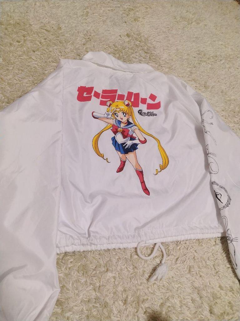 [USED] Primitive Sailor Moon Jacket, Nylon, Anime, Japan, Toei