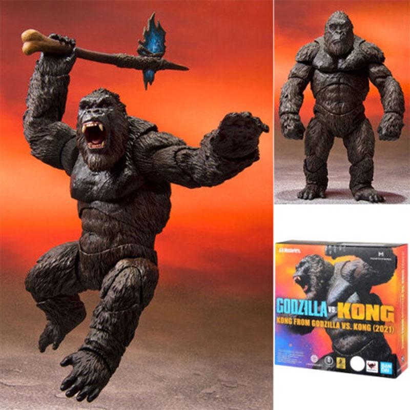 Godzilla Vs Kong King Kong Toy Model Figure Highly Posable Pvc Material 14cm Height