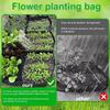 4/8 Grids Garden Planting Bed 1Pcs Reusable Fabric Garden Bags Portable Rectangle Grow Bag Large Vegetable Planting Bag for Yard