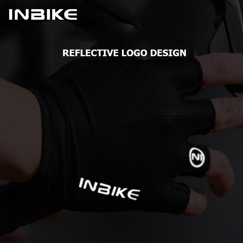 INBIKE Men's Cycling Gloves Half Finger Summer MTB Gloves Shock-absorption Mountain Bike Gym Sports Gloves Cycling Accessories