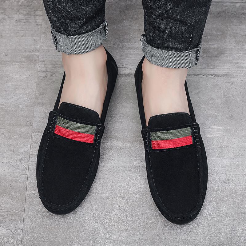 Men's Outdoor Ultra-light Casual Shoes Business Driving Shoes Toe Shoes