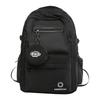 New High-value Solid Color Backpack, Couple Casual Simple and Lightweight Travel Large-capacity Backpack