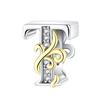 Copper Full Series Of A-Z Letters Pendant Charms For Originalbracelet Charm Necklace Diy Female Jewelry