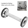 Barra di Estensione Ruota Facile Alta Resistenza Leggera Telescopica Pieghevole Barra di Estensione per Bici per Brompton 3sixtyArgento