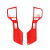 ABS Red Steering Wheel Part Cover Trim Accessories For Toyot-a Tundra 2014-