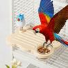 Rectangle Bird Cage Stand Toy Anti Slip Birdcage Food Bowl Hanging Feeding Platform  Aviary