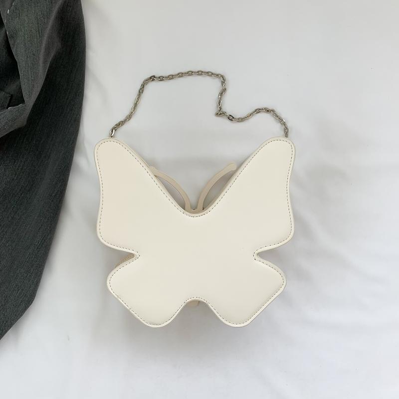 Dámska taška Tvar motýľa Crossbody taška Nová Osobnosť Dámska kabelka a peňaženka Retro retiazka Dizajnová taška cez rameno Malá listová kabelka