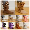 Knitted Animal Socks Warm Floor Socks with Cute Animal Dolls Indoor Winter Socks