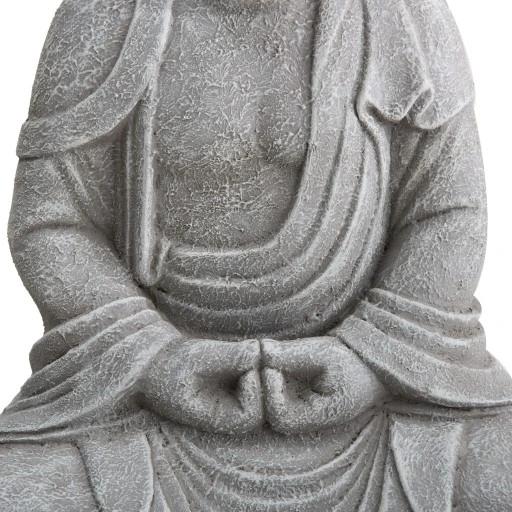 Figurine Bouddha de Jardin Statue Bouddha Décoration Argile Pour le Jardin 52 Cm Grand