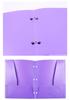 A4 Spot Stock Four-Bag Clip Folder with Transparent Insert Pocket and Double-Bag Three-Hole Design.