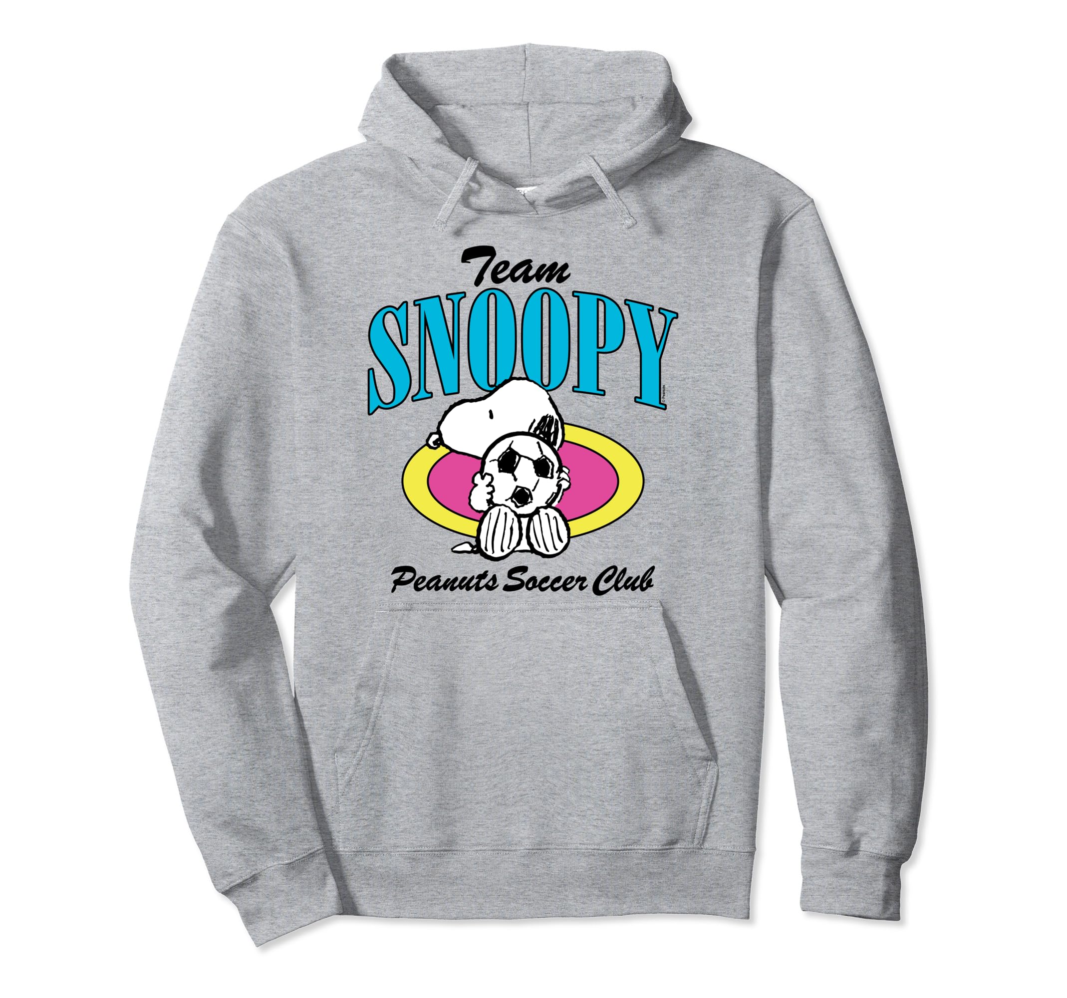 

Футбольная толстовка с капюшоном Peanuts Team Snoopy серый