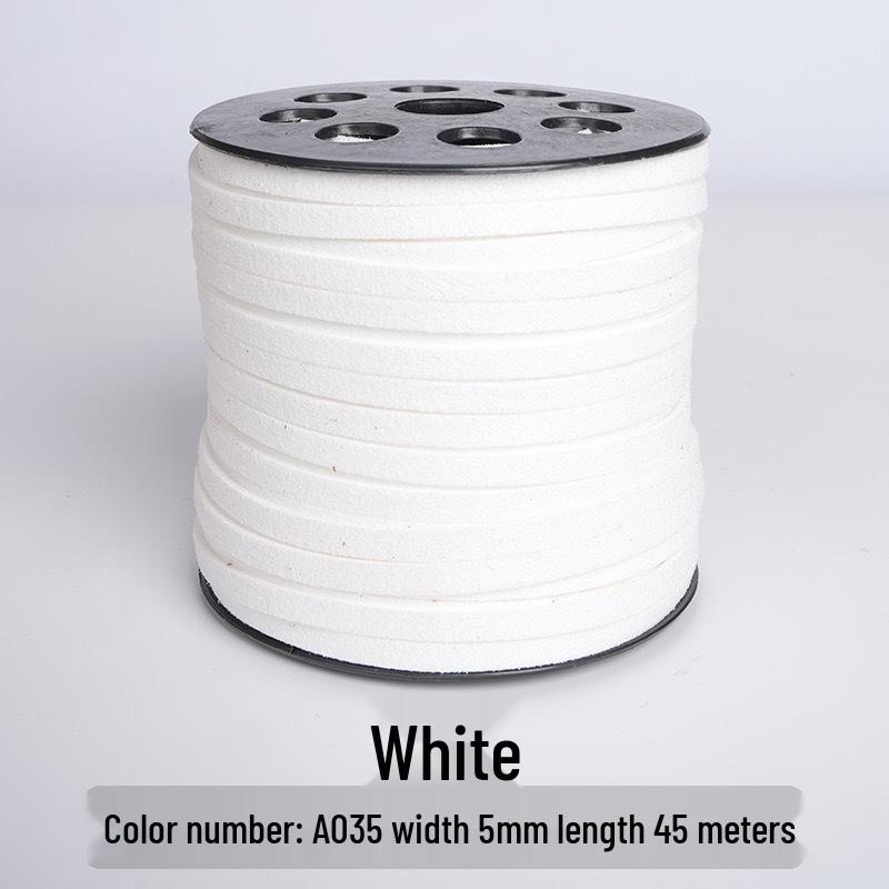 5mm Doppelseitiges Koreanisches Samt-Wildlederband für DIY-Schmuck, Armbänder, Geschenkboxdekoration und Bindeband.