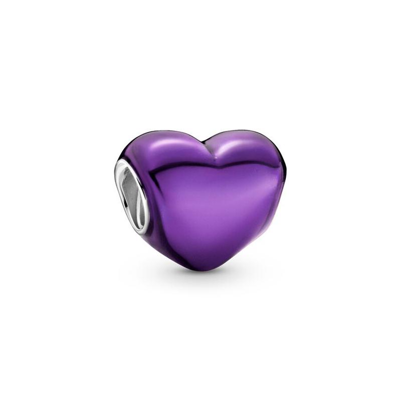 Miniso Multiple Colors Heart Charm Bead Charms Compatible With Authentic Snake copper Bracelets Necklaces Bead Charms Ideal For Diy Jewellery Women Gi