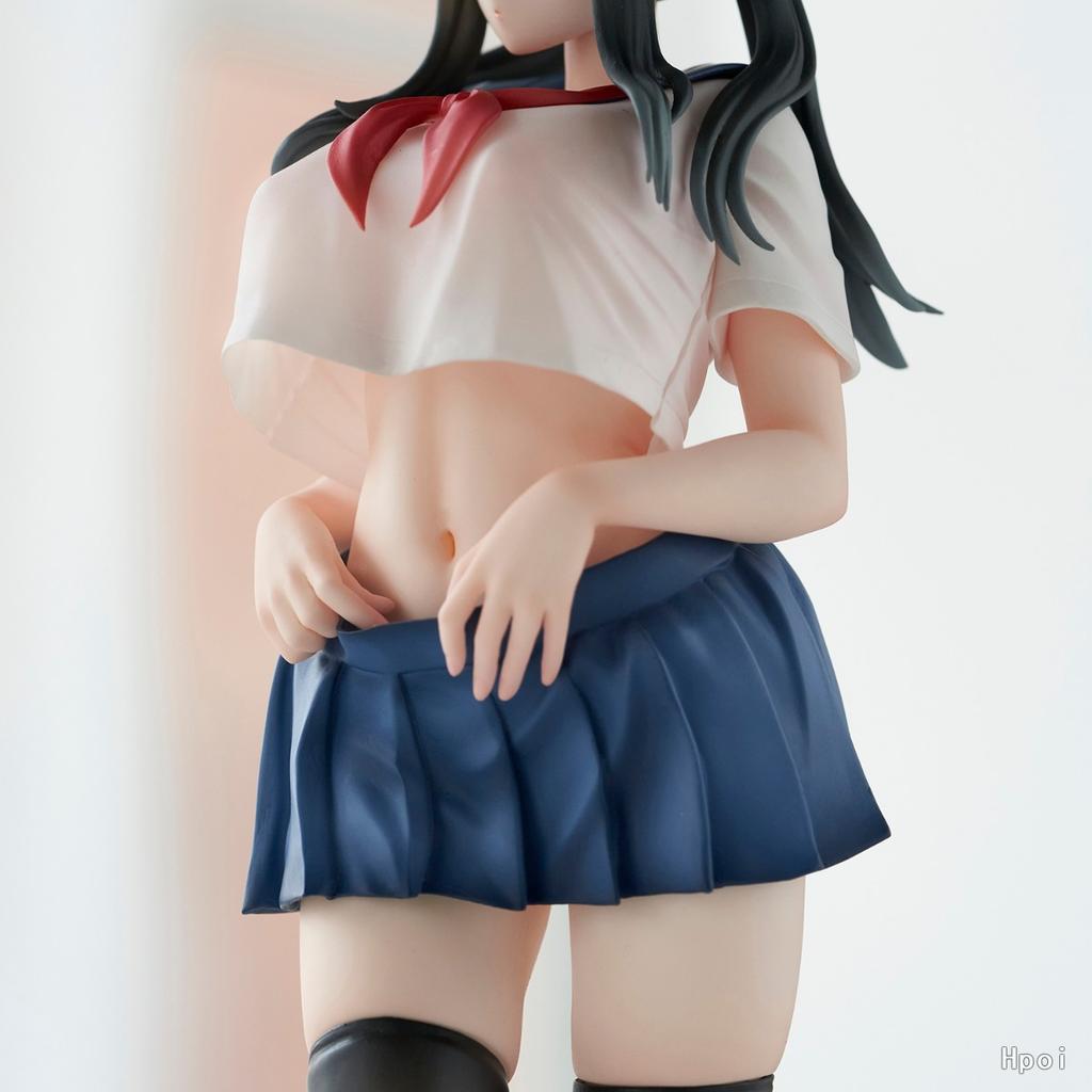 26cm Anime Curtain Sauce Figure Uniforms Kawaii Undressable Girl Action Figures PVC Collection Model Doll Toys Galaxy Production