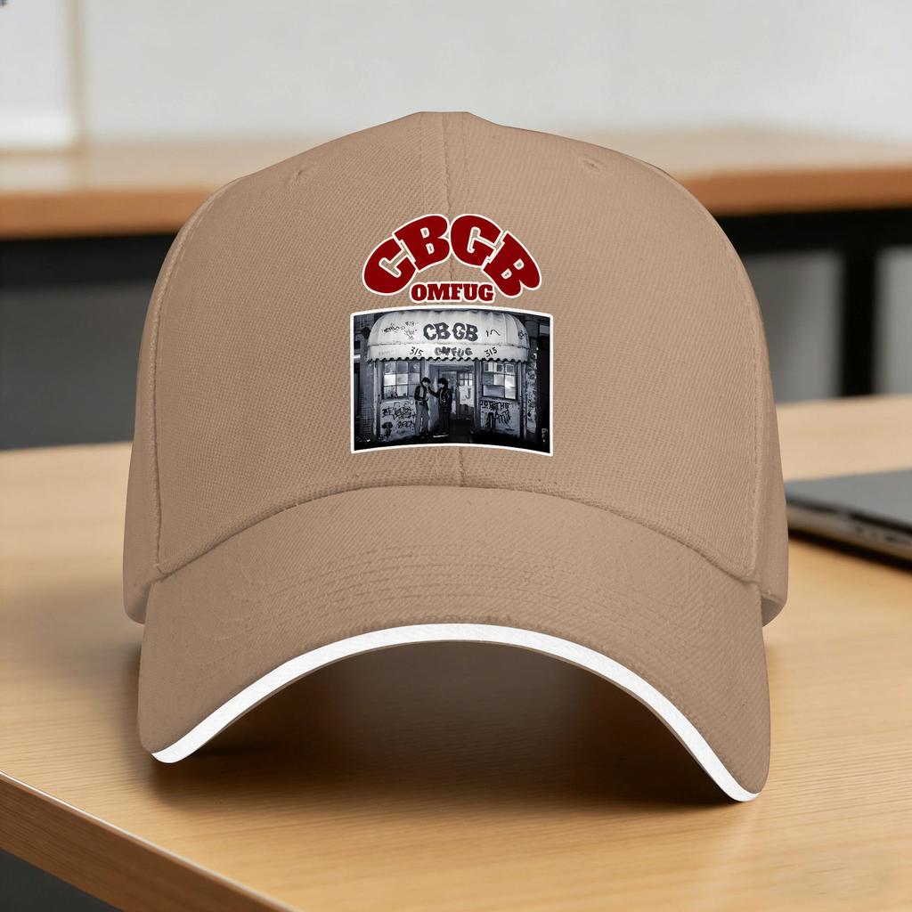 Cbgb Omfug Ležérní Baseballová Čepice Turistika Rybaření Trucker Klobouk Jaro Nastavitelná Unisex Unisex Klasické Baseballové Čepice