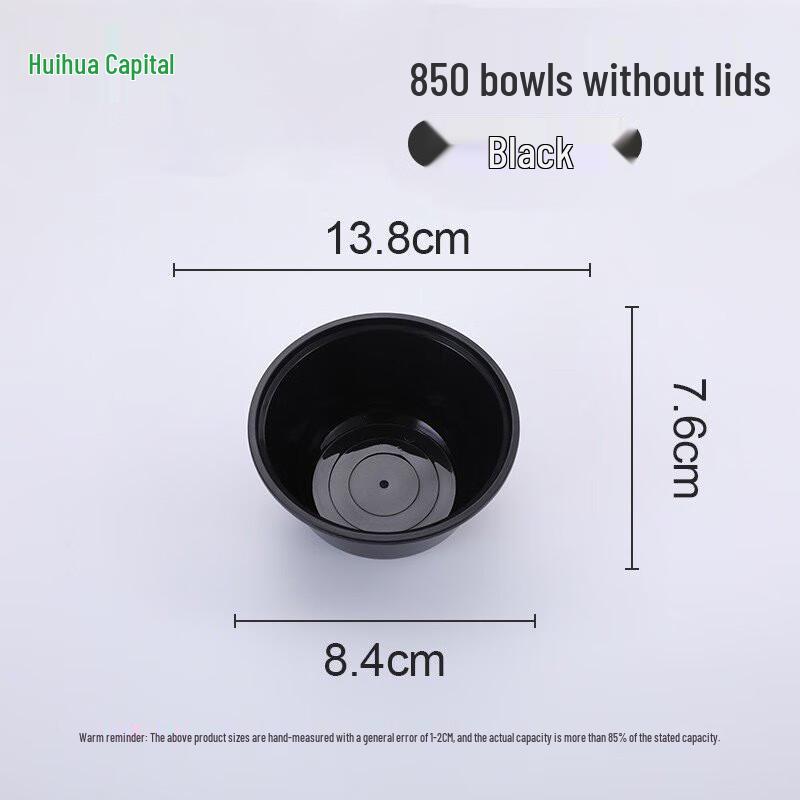 HUIHUADU Disposable 850ml Takeaway Soup Bowls