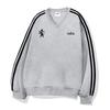 CROSSDOT Royal Oversized Track V-Neck Sweatshirt 5 Colors [Crdv_4004]