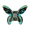 Women Hair Claw Colorful Imitation Butterflies Design Hair Clip Non-Slip Secure Grip Back Head Hair Clip Hair Accessories