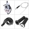Carburetor Carb Replacement for HONDA XR 100 XR 100R XR100R XR100 CRF100F XR200 XR200R XL125S XL100S CB125S with Handlebar Hand Grips Throttle Cable