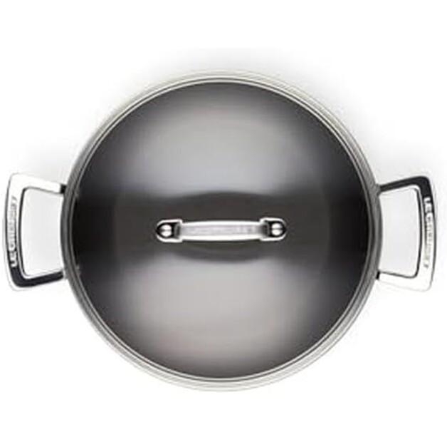 Профессиональная сковорода Le Creuset из алюминия со стеклянной крышкой 30 см (96200230000400)