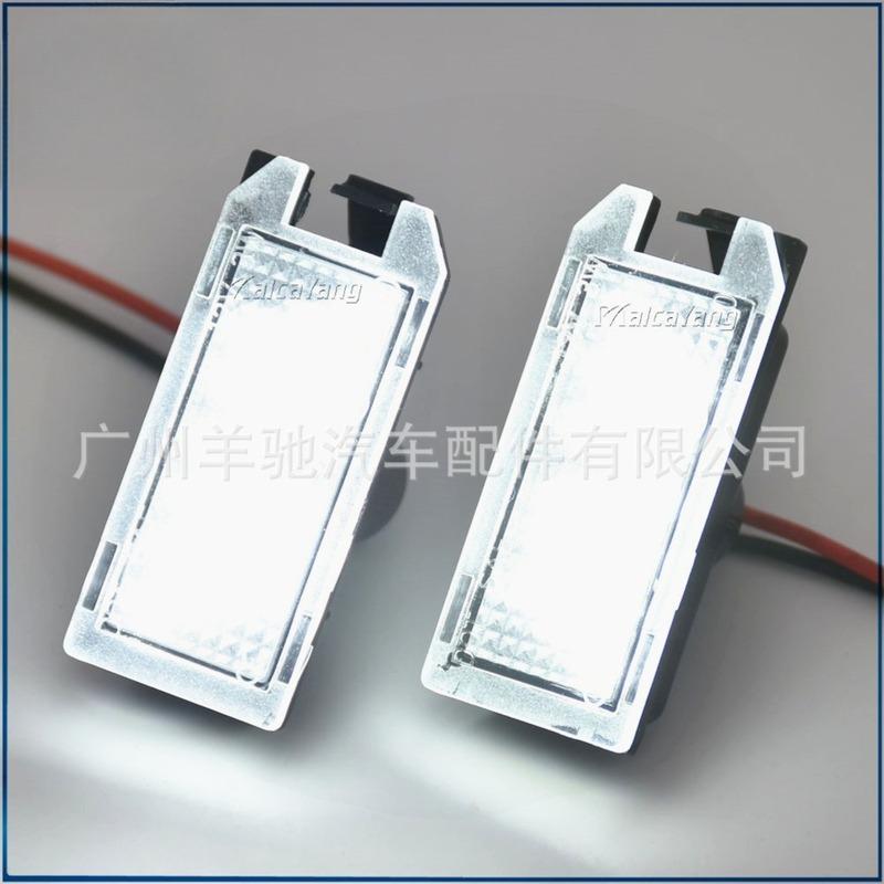 License Plate Lamp Compatible with Fiat 500 Dodge Viper Jeep Cherokee  Fit LED White Light Car Accessories Lighting System