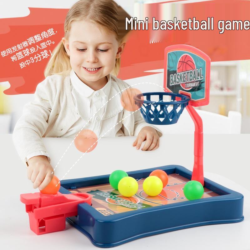 

Children s Desktop Basketball Toy – Interactive Finger Flick Shooting Game