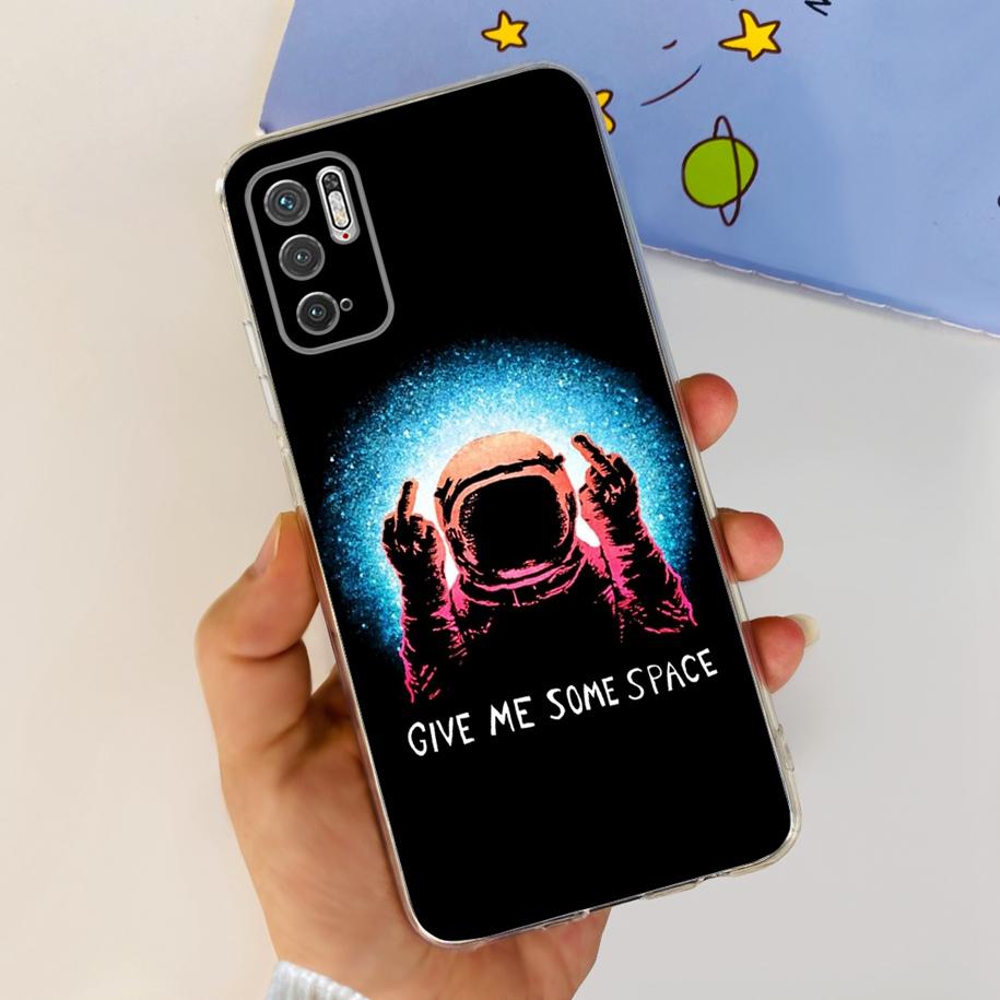 For Xiaomi Poco M3 Pro 5G Case 2021 Fashion Butterfly Space Bumper Soft Silicone Back Cover For Xiaomi Poco M3 Pro 4G Coque 6.5"