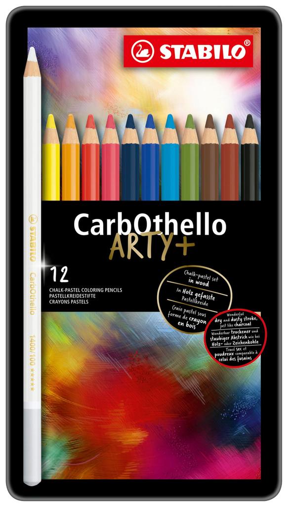 STABILO Watercolor Curve Pencils, Otero, 12-Color Set, 1412-6