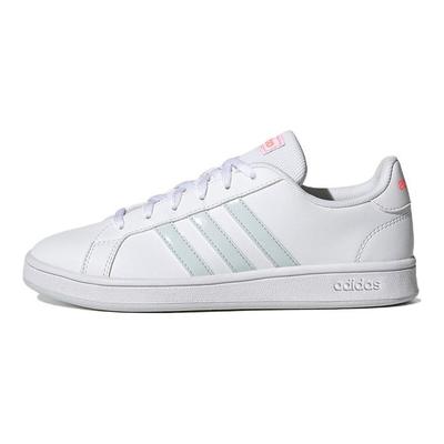 Neo Grand Court Comfortable Durable Low-Top Sneakers Women Sneakers White Blue GY3714