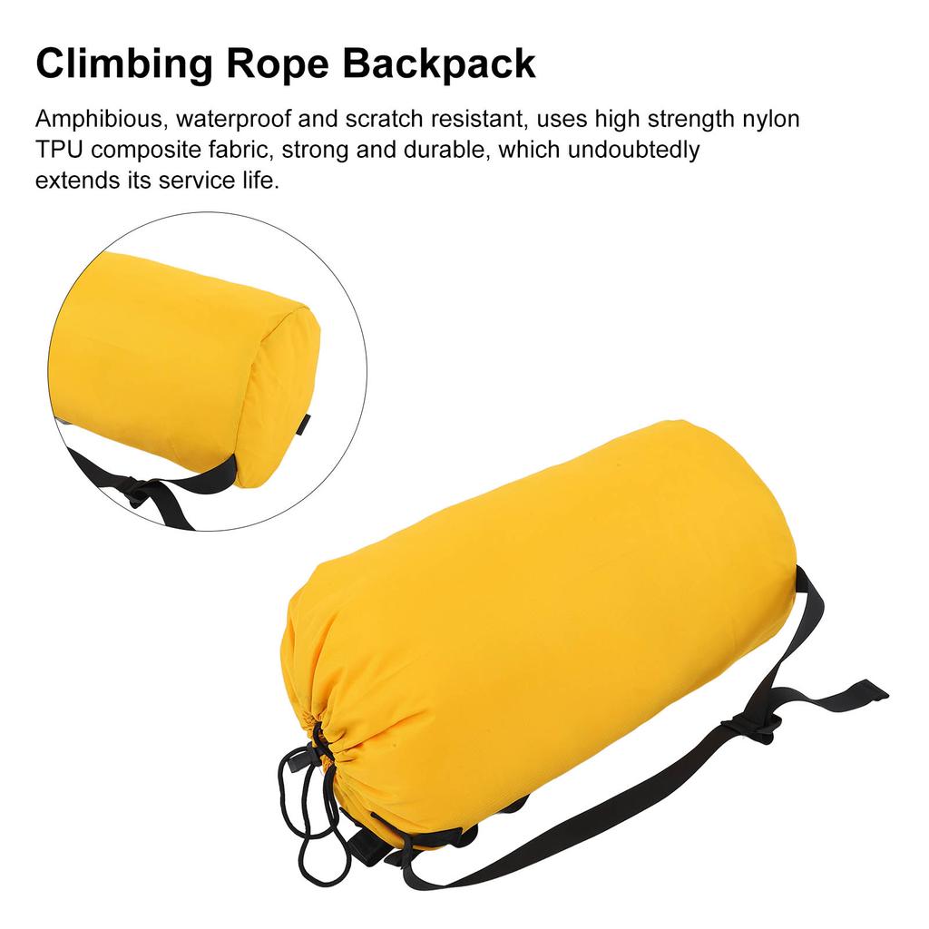Outdoor Climbing Rope Storage Bag Multifunctional Waterproof Rope Storage Backpack