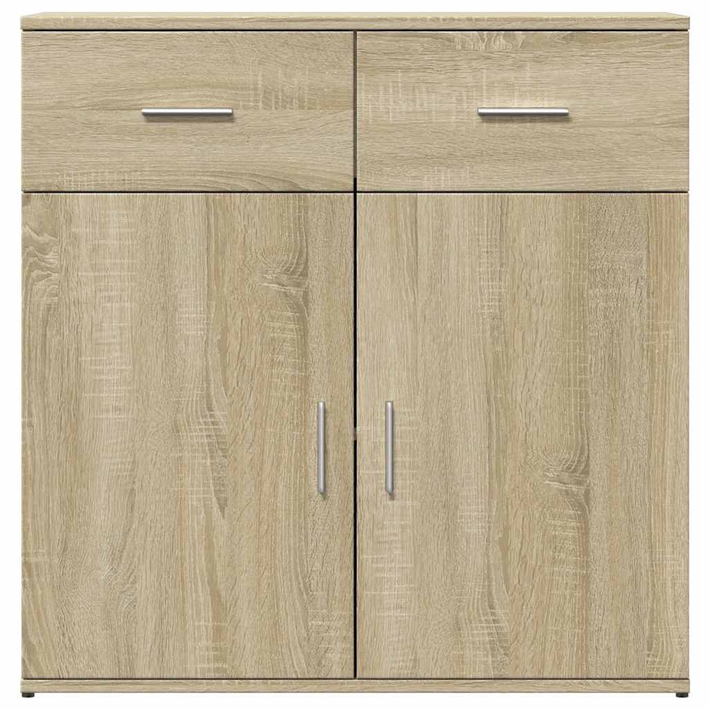 Sideboards 2 pcs. Sonoma Oak 79 x 38 x 80 cm engineered wood