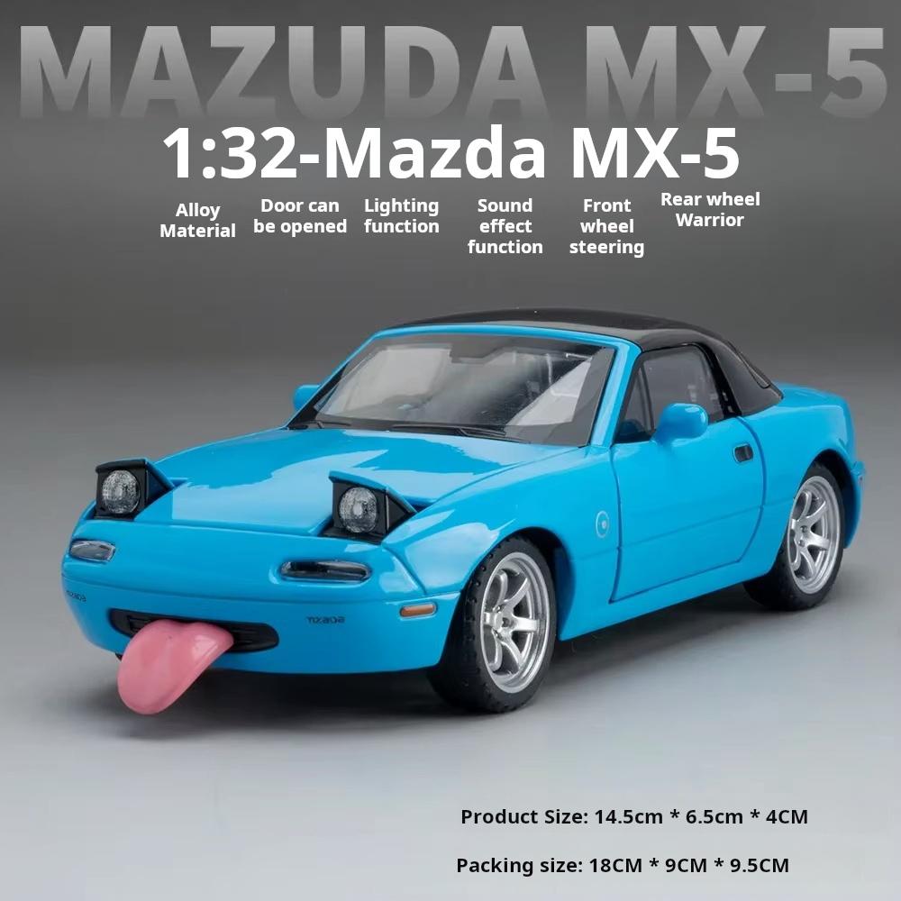 1:32 MX-5 Supercar Alloy Model Car Toy Diecasts Metal Casting Sound and Light Car Toys For Children Vehicle