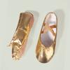 PU Baletní boty Boty na jógu Boty na cvičení Zlaté a stříbrné dámské taneční boty