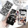 Heißes Y-ATEEZ Kpop Handyhülle Für Samsung S26,S25,S24,S23,S22,S21,S20,Ultra,Plus,FE Schwarze Weiche Hülle