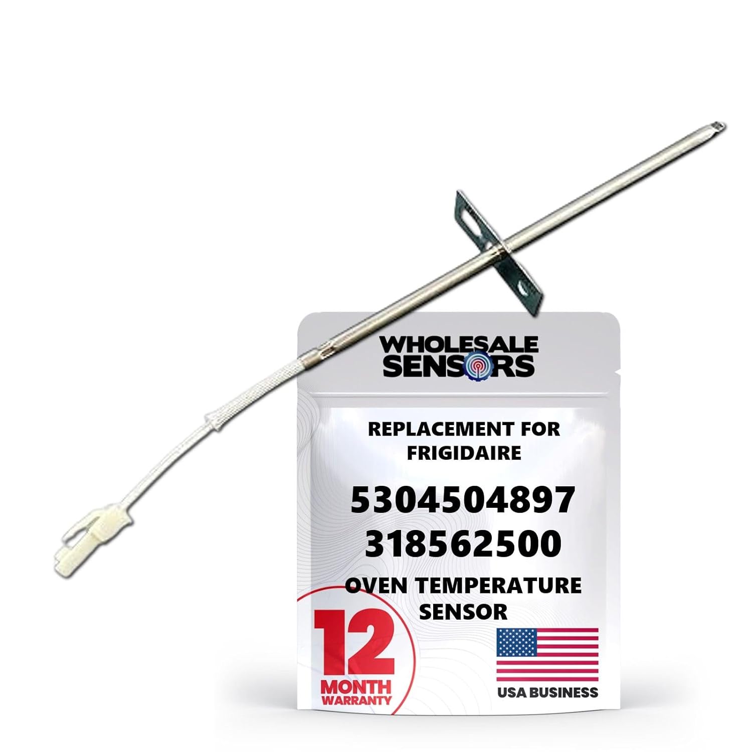 Frigidaire 5304504897 318562500 Replacement Oven Temperature Sensor 12 Month Warranty