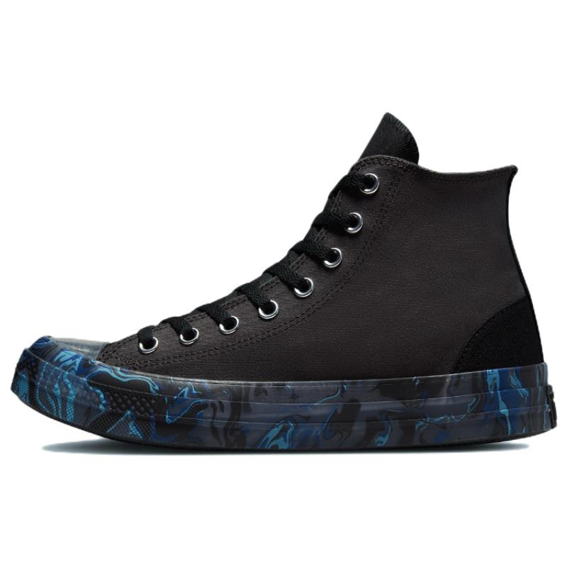 

Converse Chuck Taylor All Star CX Marbled Casual Versatile High Top Espadrilles Unisex Black & Blue 35