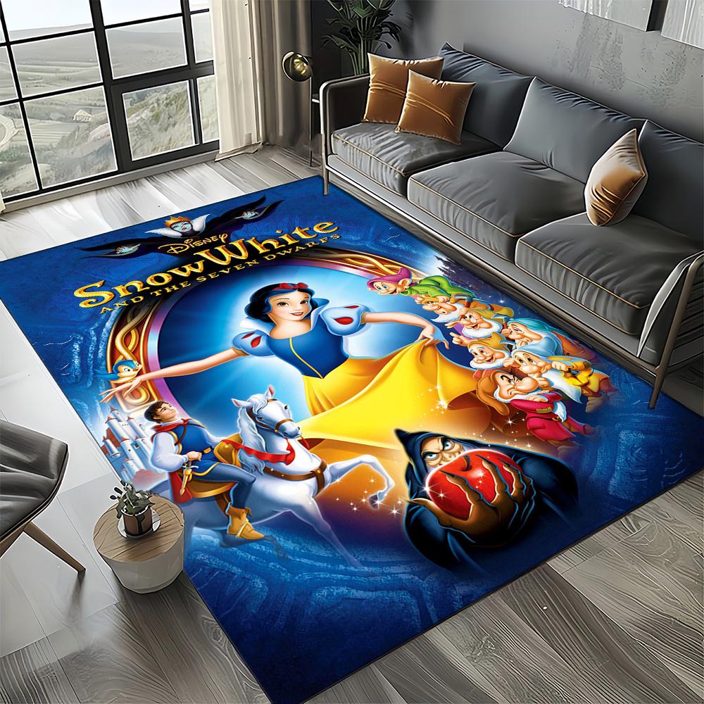 27 Style Snow White Princess Cartoon Girl Carpet Rug for Bedroom Living Room Home Sofa Decoration,kid Large Decor Floor Mat Gift