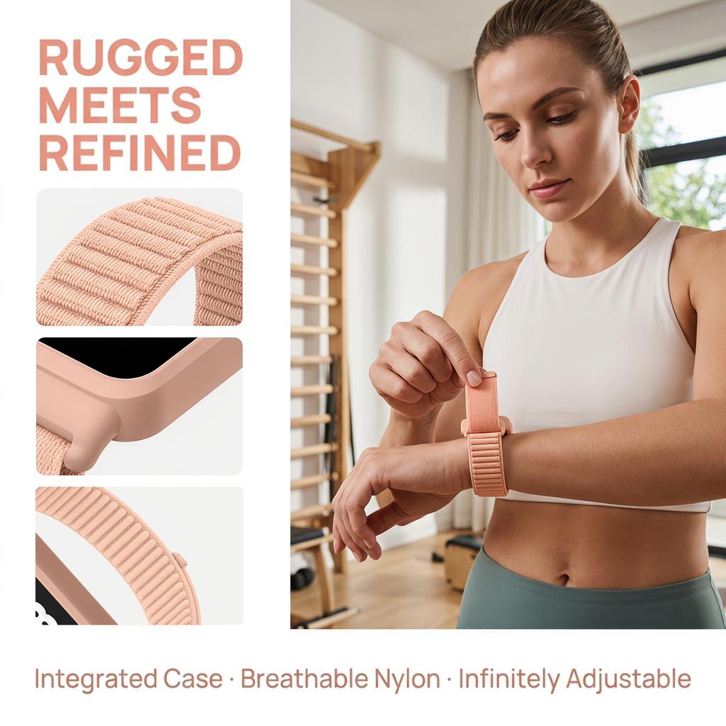 Nylon Straps for Xiaomi Band 9 Active/Redmi Band 3 Smartwatch Bracelet Sport Breathable Loop Correa For Xiaomi Miband 9 Active