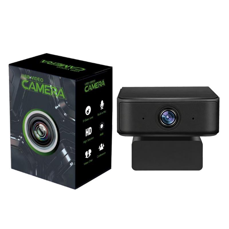 AI Smart Camera with Humanoid Tracking for Video Conferencing and Live Streaming, Includes Microphone